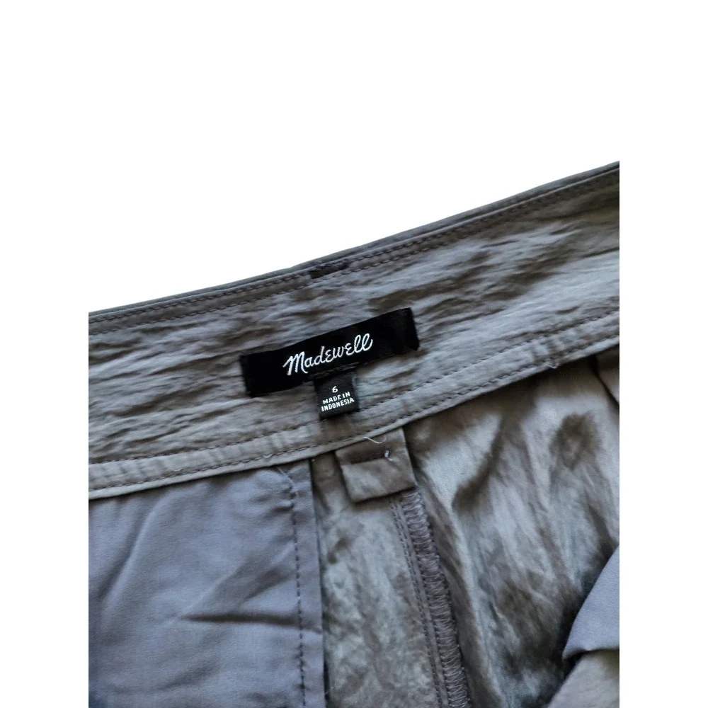 Madewell Women's Thunder Cloud The Harlow Wide Leg Cargo Pants Size 6 - Picture 12 of 13